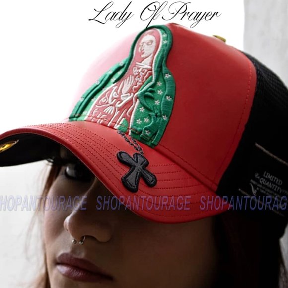 Red Monkey Lady Of Prayer RM1403 New Limited Edition Trucker Snapback Hat Cap - Picture 6 of 9